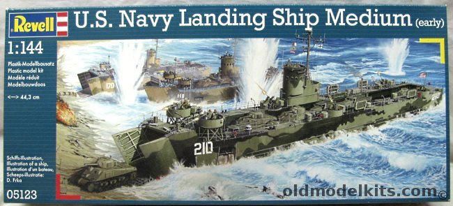 Revell 1/144 US Navy Landing Ship Medium (LSM) Early, 05123 plastic model kit